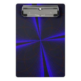 Blue Accent Clover Leaf Mini-Zwischenablage Mini Klemmbrett