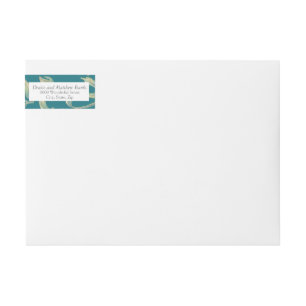Blue Address Label