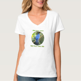 Blue African Turaco Bird T-Shirt