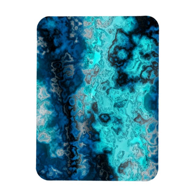 Blue Agate Magnet (Vertikal)