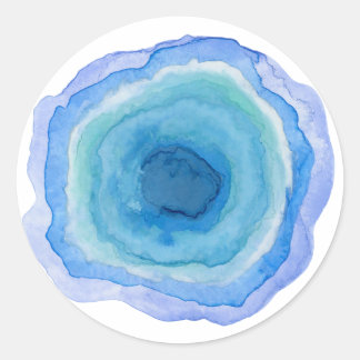 Blue Agate Stone Sticker