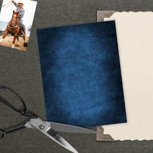 Blue Age Rustic Imitats Leather Scrapbook Cardstoc