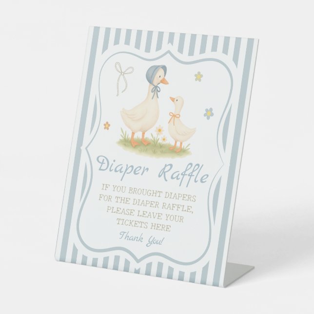 Blue Albern Gose Baby Duschkabine Windelwanne Sockelschild (Vorderseite)