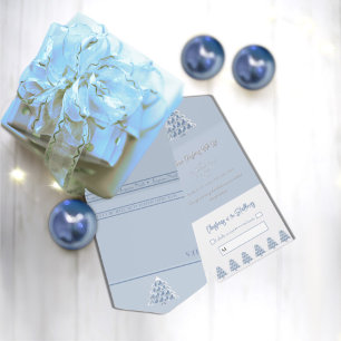 Blue All in One Christmas Event Einladung