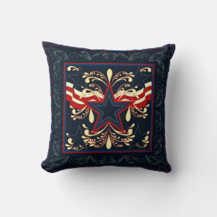 Blue Americana Pillow Kissen