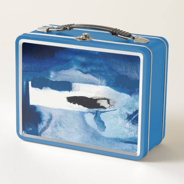 Blue Amore II Metall Lunch Box (Vorderseite)