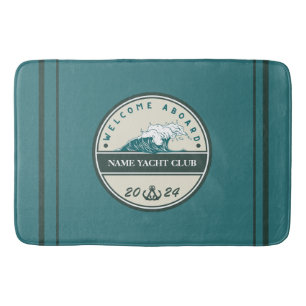 Blue Anchor Nautical Welcome Yacht Segelboot Badematte