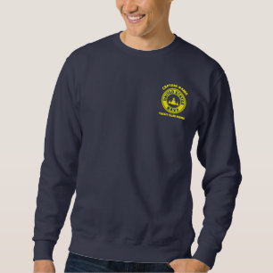 Blue Anchor nautische Kapitän Schiff Sommer Sweatshirt