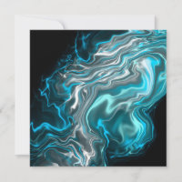 Blue and Black Silky Satin Digitale Kunst