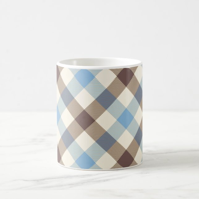 Blue And Brown Kaffeetasse (Mittel)