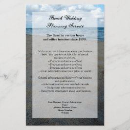Blue and Brown Sands ~ Hochzeiten am Strand Flyer