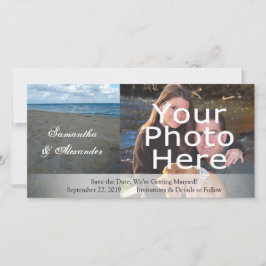 Blue and Brown Sands ~ Hochzeiten am Strand Save The Date