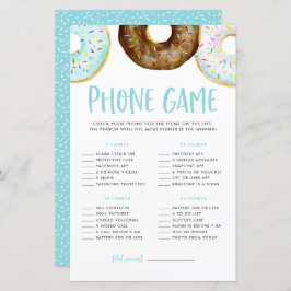 Blue and Chocolate Donuts Baby Duschkabine Phone G