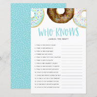 Blue and Chocolate Donuts, die Mama Best Game kenn