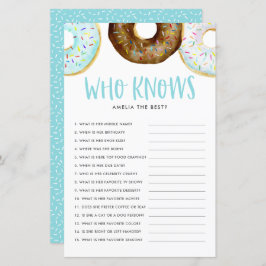 Blue and Chocolate Donuts, die Mama Best Game kenn