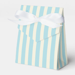 Blue and Cream Strive Favor Box Geschenkschachtel