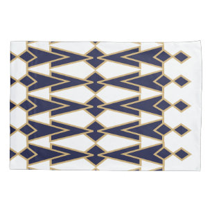 Blue and Gold Bowties Kissenbezug