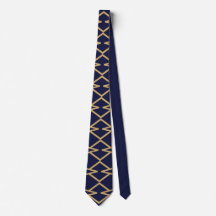 Blue and Gold Bowties