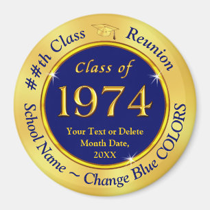 Blue and Gold, Class of 1974, Class Wiedersehen Magnet