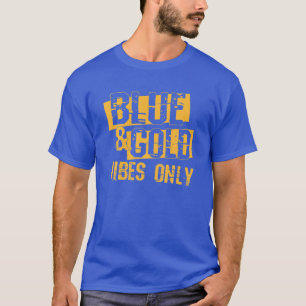 Blue and Gold Game Day Group für High School Footb T-Shirt