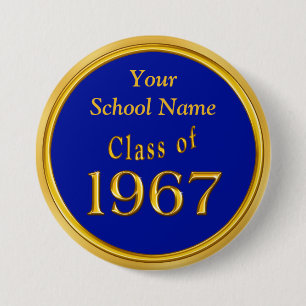 Blue and Gold High School Wiedersehen - Ideenvorst Button