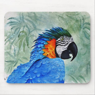 Blue and Gold Macaw Mousepad