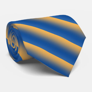 Blue and Gold Neck Tie Krawatte
