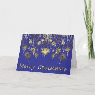 Blue and Gold Star Jewels Weihnachten