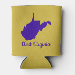 Blue and Gold West Virginia Dosenkühler
