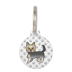 Blue and Gold Yorkshire Terrier Dog & Pet's Info Haustiermarke