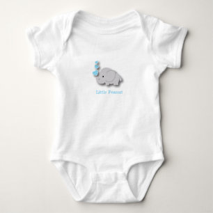 Blue and Gray Baby Elephant 🐘 - Little Peanut Strampler