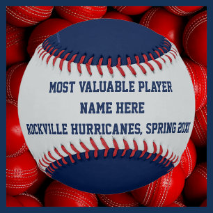 Blue and Gray Baseball, MVP Player Award Baseball