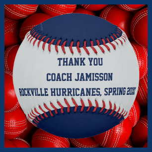 Blue and Gray Baseball, vielen Dank für Ihren Coa Baseball