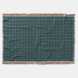 Blue and Green MacRae Clan Hunting Tartan Decke