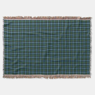 Blue and Green MacRae Clan Hunting Tartan Decke