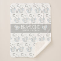 Blue and Grey Boy Elephant Baby Name