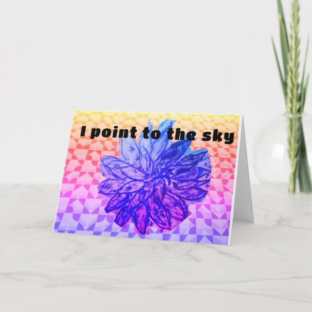 Blue and Jose Hierro Card Karte (Vorderseite)