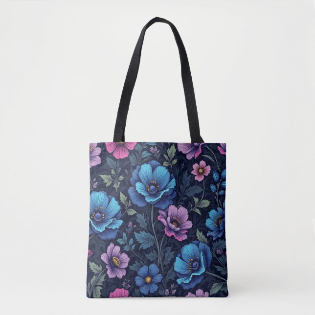 Blue and Mauve Floral (Vorderseite)
