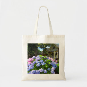Blue and Pink Hydrangeas - Martha's Vineyard Tragetasche