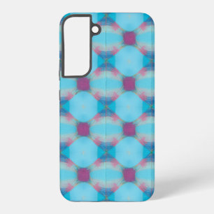 Blue and Pink Kaleidoskop Phone Case Samsung Galaxy Hülle