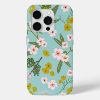 Blue and Pink Wüste Floral Phone Case