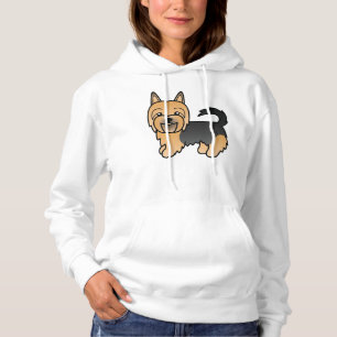 Blue and Tan Australian Terrier Niedlich Cartoon D Hoodie