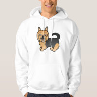 Blue and Tan Australian Terrier Niedlich Cartoon D