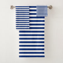 Blue and White Stripes