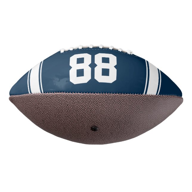 Blue and White Stripes Jersey Football (Gedreht 270)