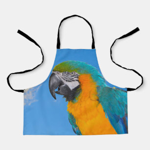Blue and yellow macaw schürze