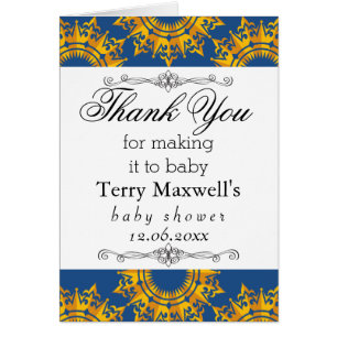 Blue and Yellow Royalty Print