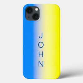 Blue and Yellow Ukraine Inspirierter benutzerdefin Case-Mate iPhone Hülle