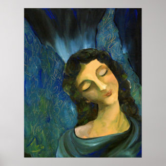 Blue Angel Print Poster