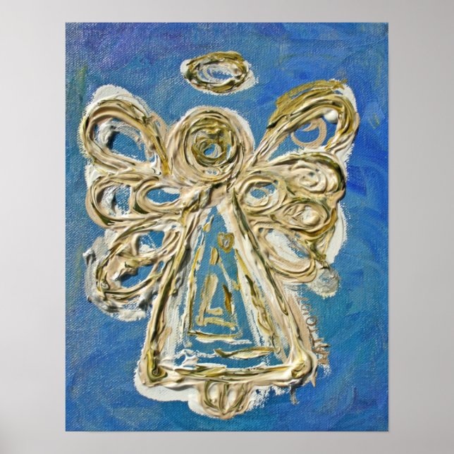 Blue Angel Print Poster (Vorne)